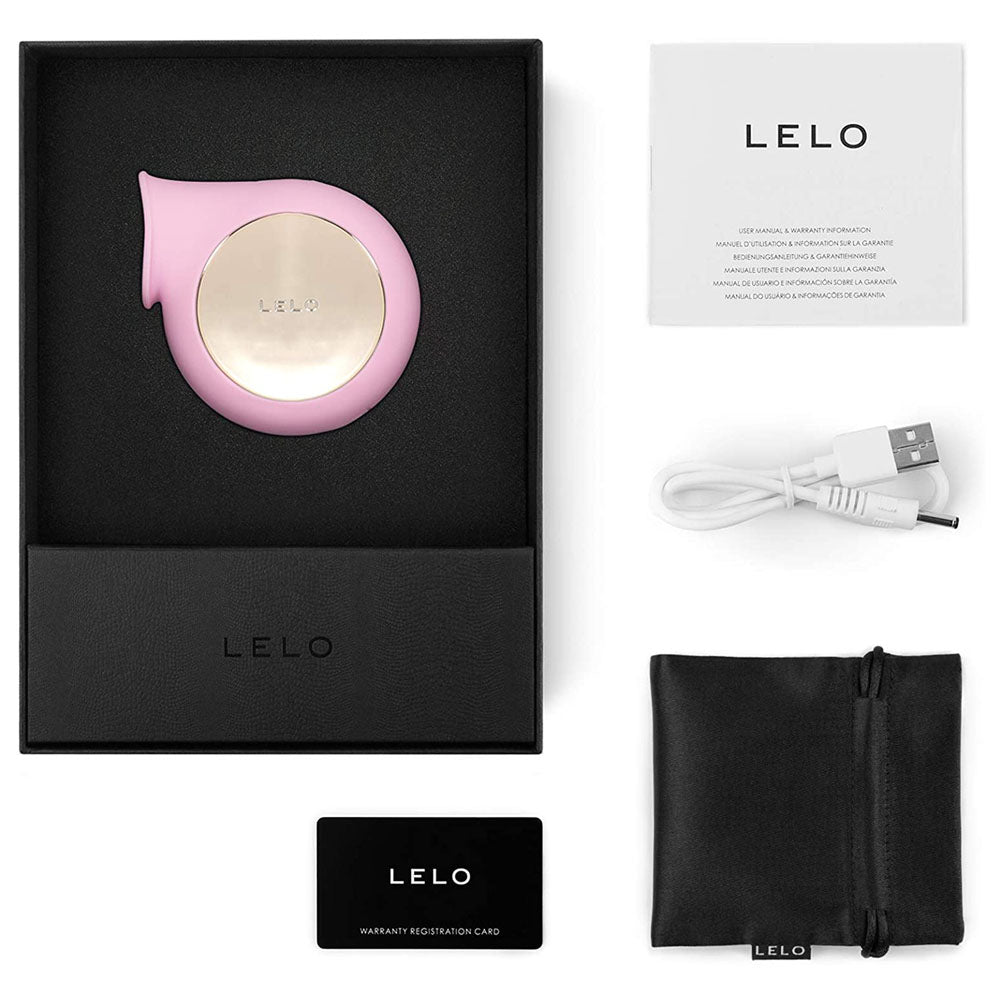 Lelo Sila Pink Sonic Wave Clitoral Massager - Peaches & Cream