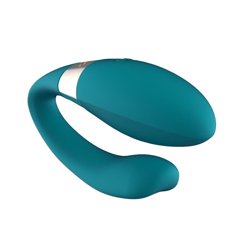 Lelo Tiani Duo Ocean Blue Couples Luxury Massager - Peaches & Cream