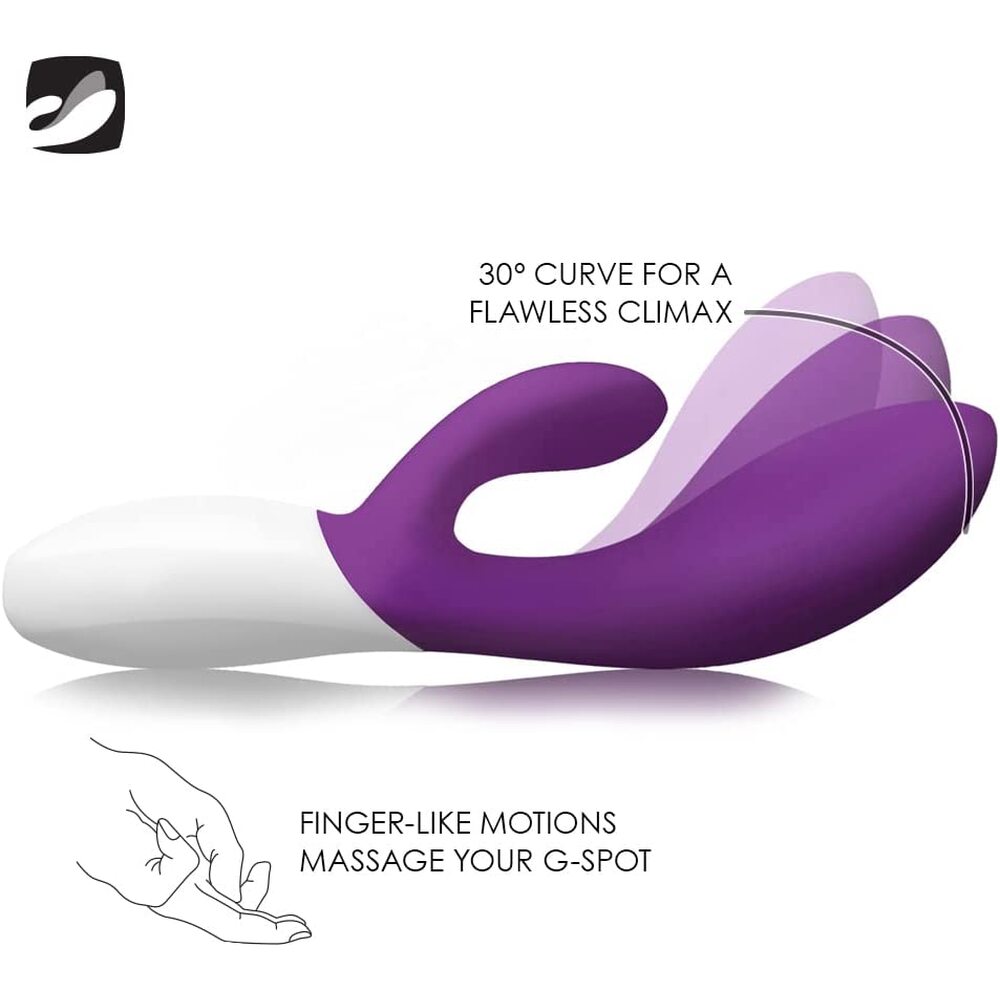 Lelo Ina Wave 2 Luxury Rechargeable Vibe Plum - Peaches & Cream