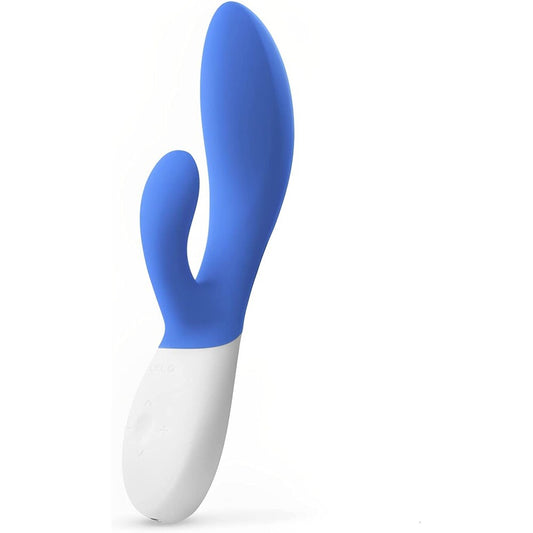 Lelo Ina Wave 2 Luxury Rechargeable Vibe Blue - Peaches & Cream