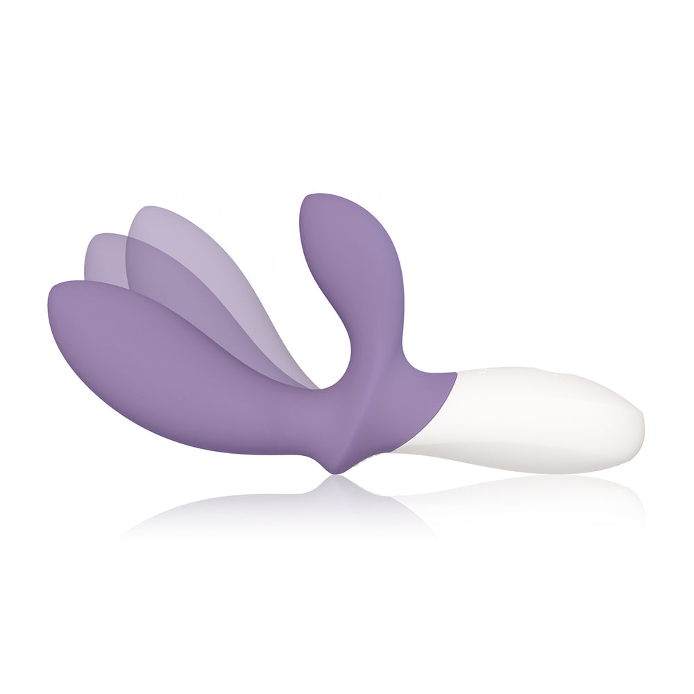 Lelo Loki Wave 2 Violet Dust Prostate Massager - Peaches & Cream