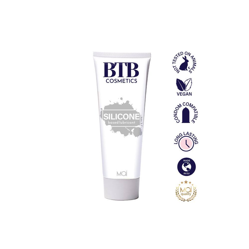 BTB Silicone Based Lubricant 100ml - Peaches & Cream