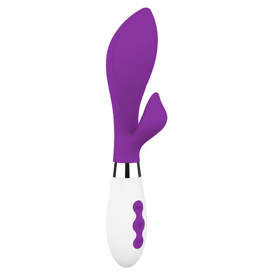 Achelois Rechargeable Vibrator Purple - Peaches & Cream