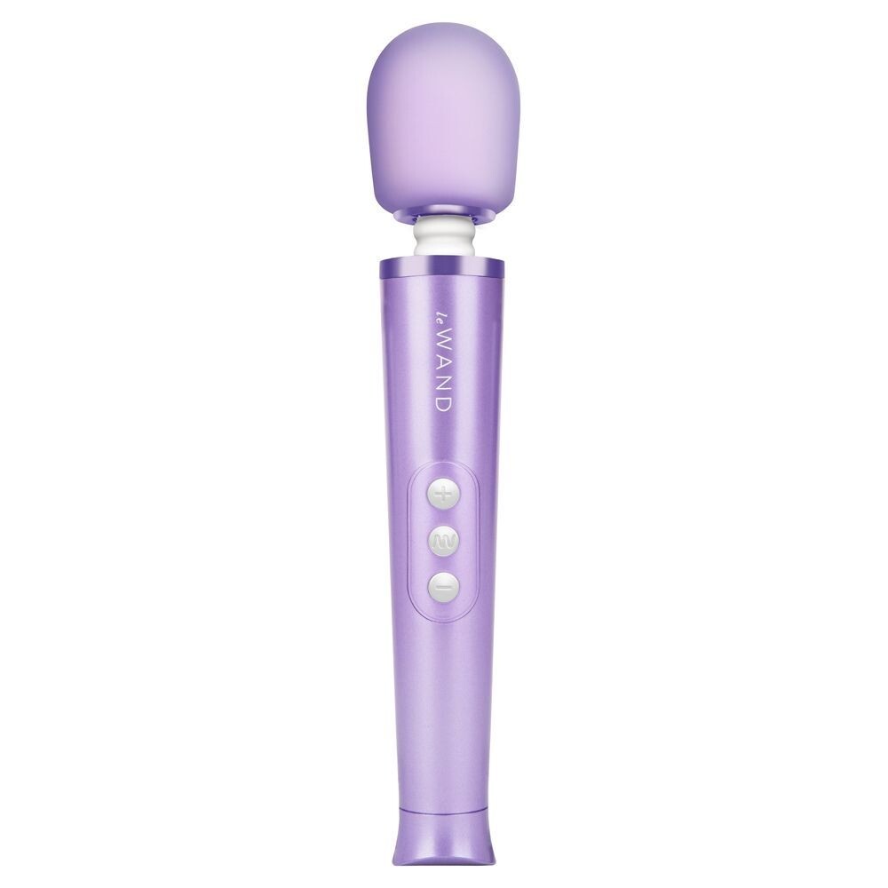 Le Wand Petite Rechargeable Vibrating Massager Violet - Peaches & Cream