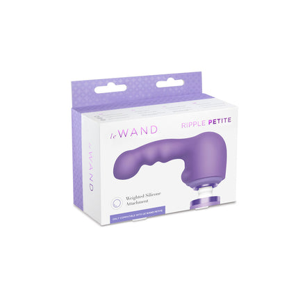 Le Wand Ripple Weighted Silicone Petite Wand Attachment - Peaches & Cream