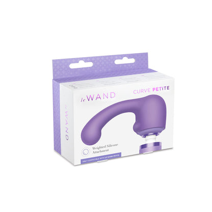 Le Wand Curve Weighted Silicone Petite Wand Attachment - Peaches & Cream