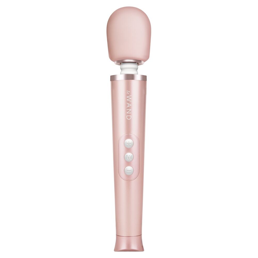 Le Wand Petite Gold Travel Rechargeable Wand - Peaches & Cream