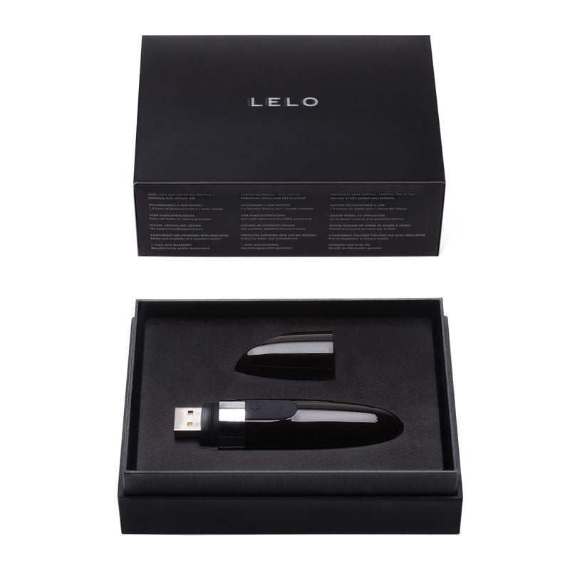 Lelo Mia Version 2 Black USB Luxury Rechargeable Vibrator - Peaches & Cream