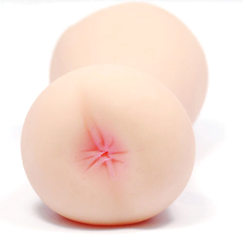 Vagina and Anus Double Orifice Masturbator - Peaches & Cream