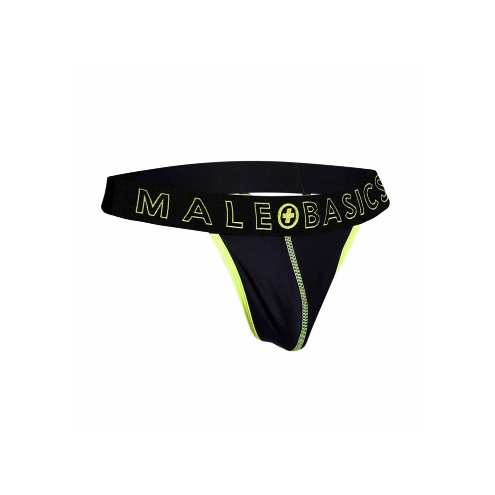 Male Basics Neon Thong Yellow - Peaches & Cream