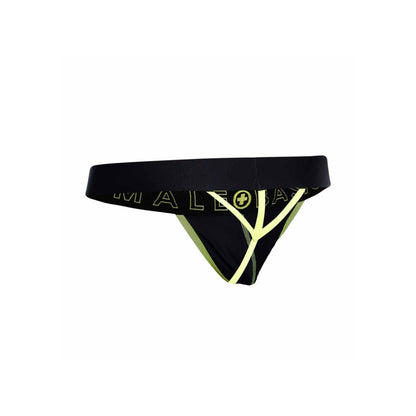 Male Basics Neon Thong Yellow - Peaches & Cream