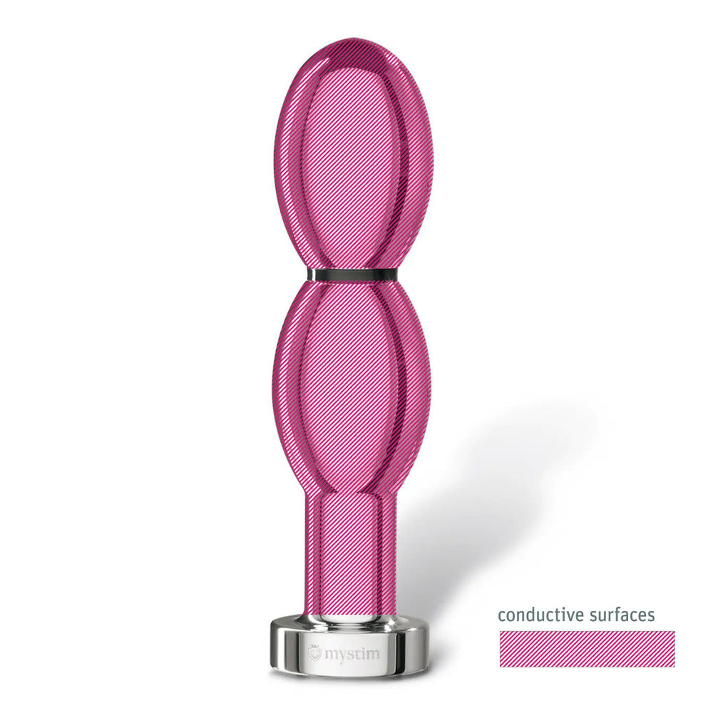 MyStim Oh Thello EStim Aluminium Dildo - Peaches & Cream