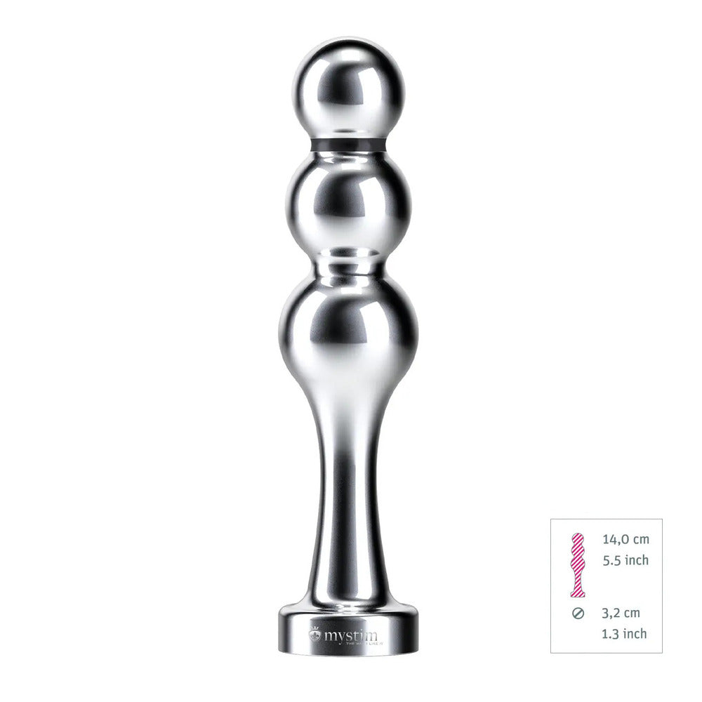 MyStim Bold Boris EStim Dildo - Peaches & Cream