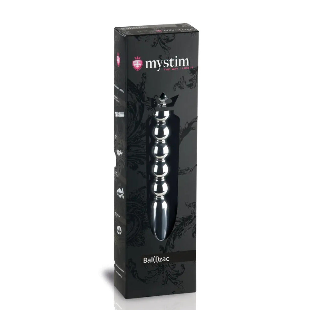 MyStim Ballzac Aluminium Dildo - Peaches & Cream