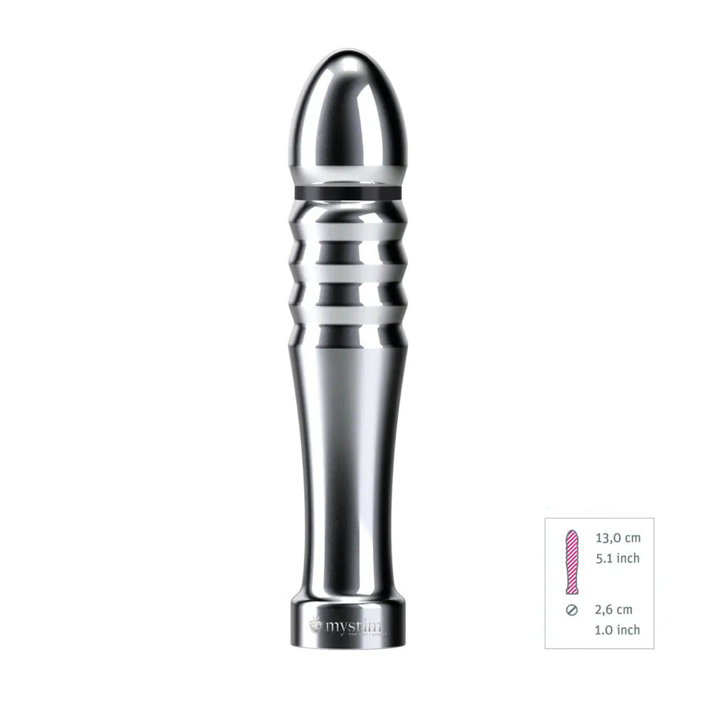 MyStim Funky Fella EStim Dildo - Peaches & Cream