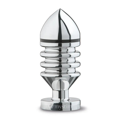 MyStim Hector Helix Large Aluminium Butt Plug - Peaches & Cream