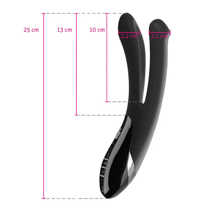 MyStim Tingling Aparte Estim Vibrator - Peaches & Cream