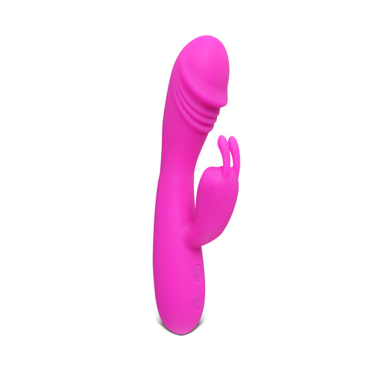 12 speed Rabbit Vibrator Purple - Peaches & Cream