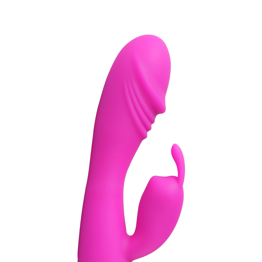 12 speed Rabbit Vibrator Purple - Peaches & Cream