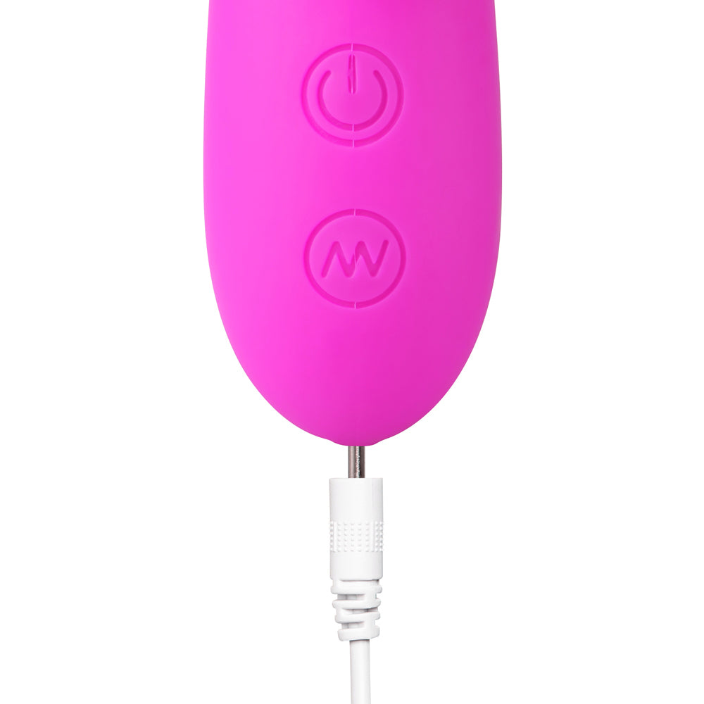 12 speed Rabbit Vibrator Purple - Peaches & Cream