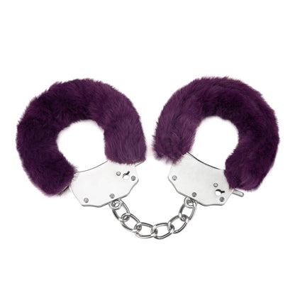 Me You Us Furry Handcuffs Purple - Peaches & Cream