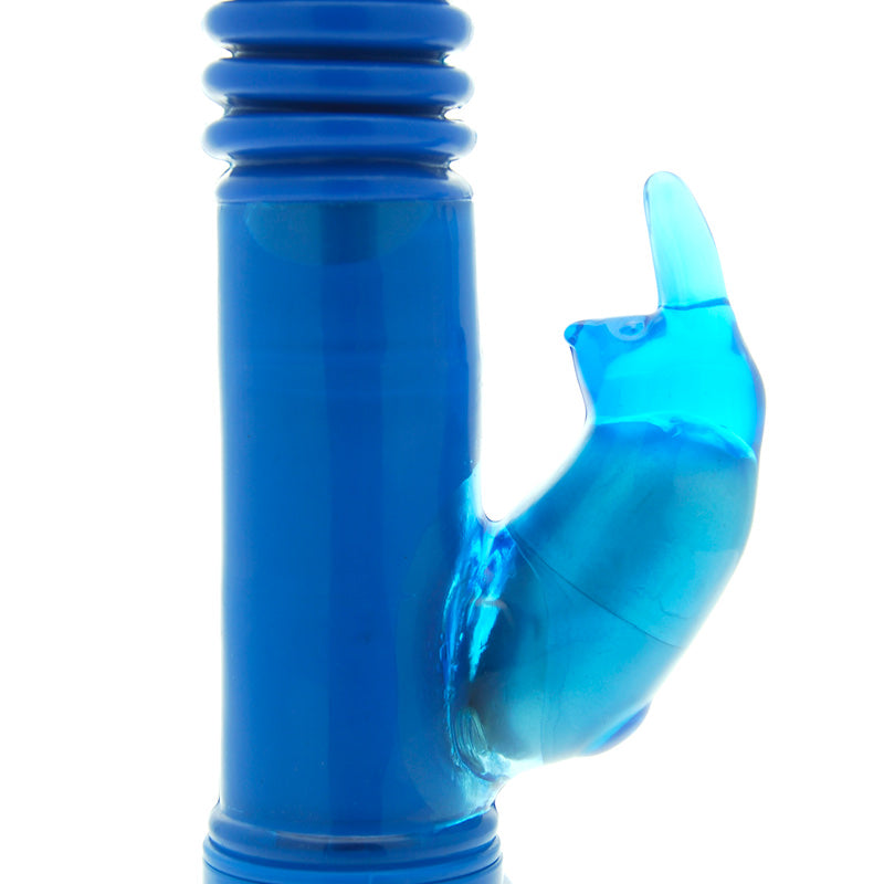 Deep Stroker Rabbit Vibrator Blue - Peaches & Cream