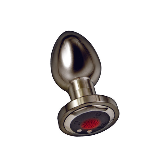 Ass Sation Remote Vibrating Butt Plug Black - Peaches & Cream