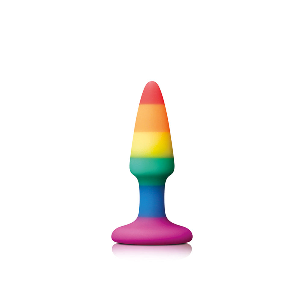 Pride Pleasure Plug Rainbow Mini - Peaches & Cream