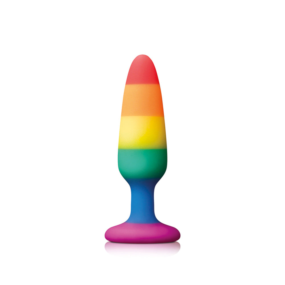 Pride Pleasure Plug Rainbow Small - Peaches & Cream