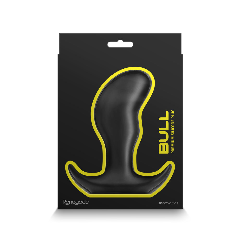 Renegade Bull Premium Silicone Anal Plug - Peaches & Cream