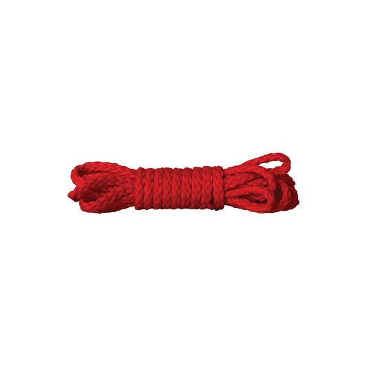 Ouch 1.5 Meters Kinbaku Mini Rope Red - Peaches & Cream