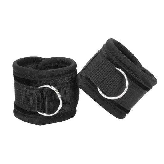 Ouch Velvet And Velcro Wrist Cuffs - Peaches & Cream