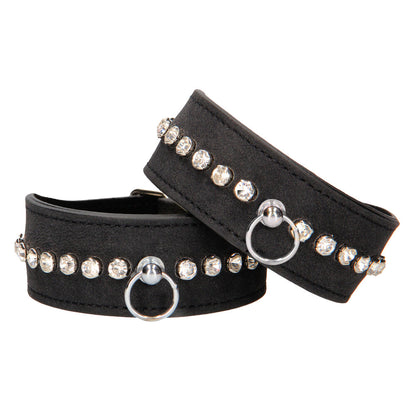 Ouch Diamond Studded Wrist Cuffs - Peaches & Cream