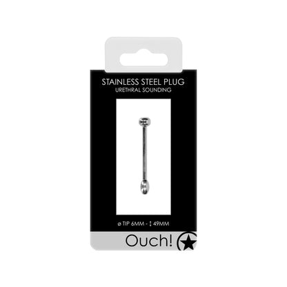 Ouch Stainless Steel Plug - Peaches & Cream