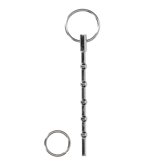 Ouch Stainless Steel Dilator With Ring - Peaches & Cream