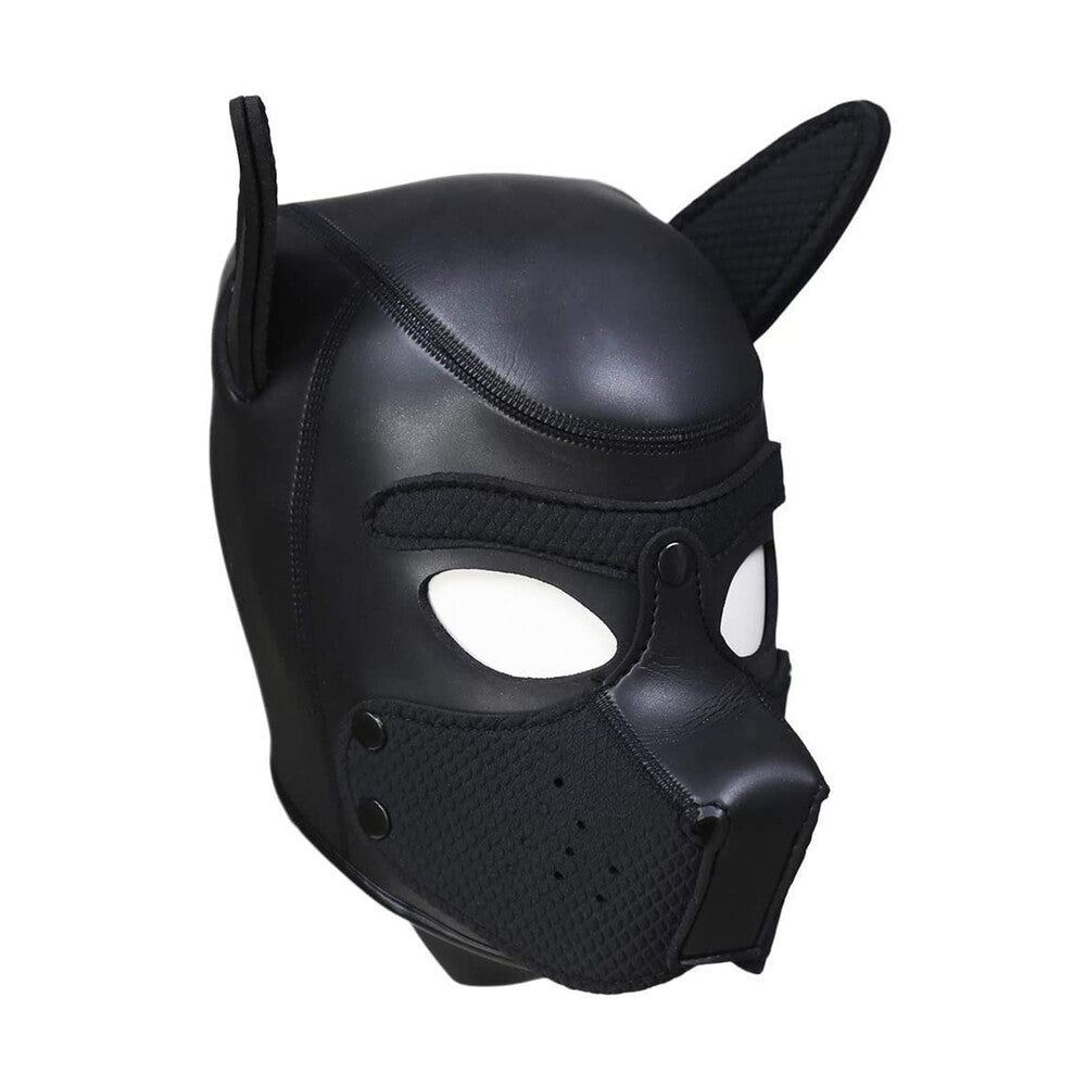 Neoprene Puppy Mask Puppy Play - Peaches & Cream