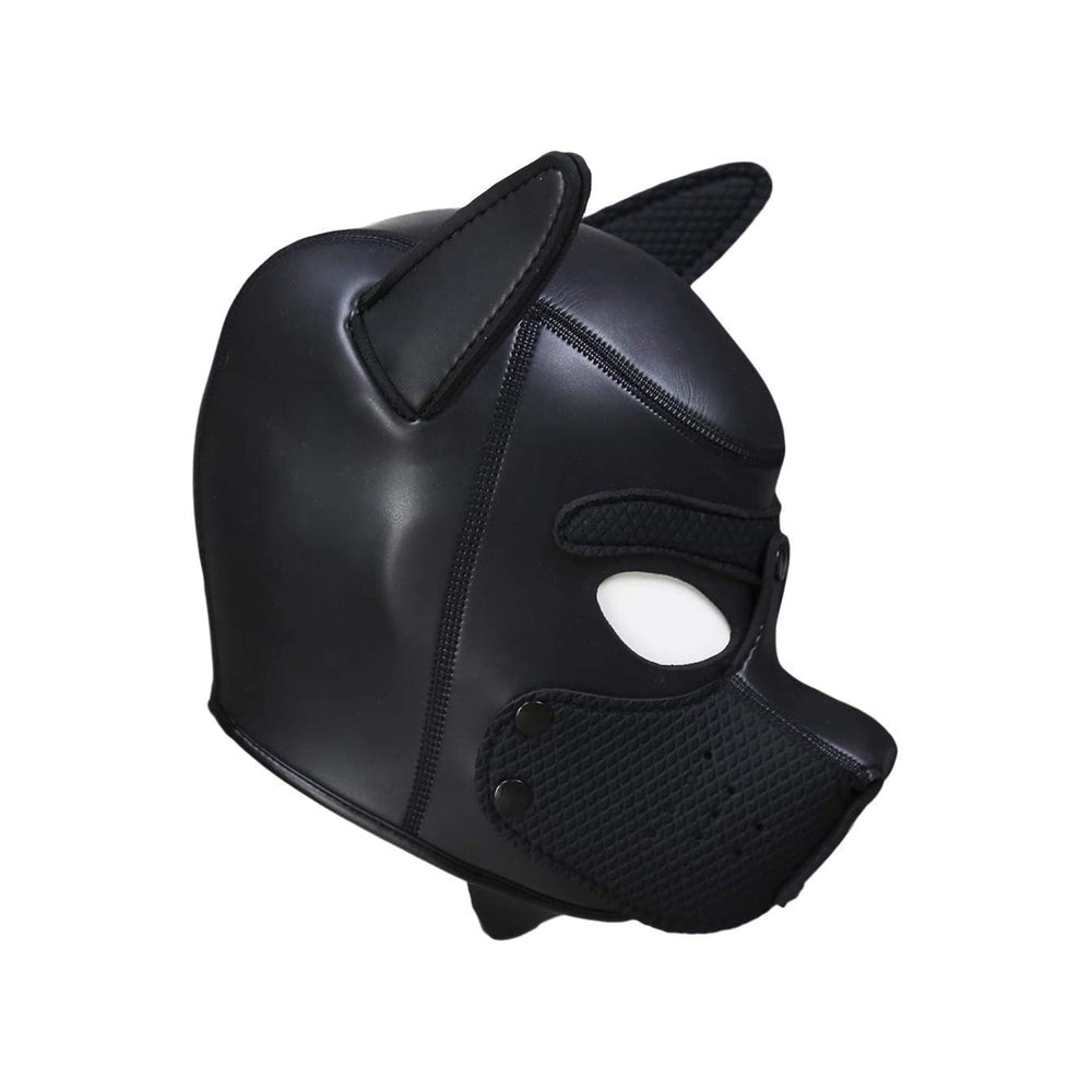 Neoprene Puppy Mask Puppy Play - Peaches & Cream