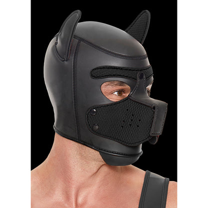 Neoprene Puppy Mask Puppy Play - Peaches & Cream