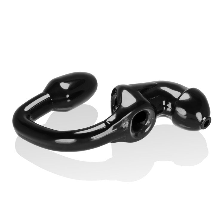 Oxballs Tailpipe Chastity Cocklock Plus Asslock Buttplug - Peaches & Cream