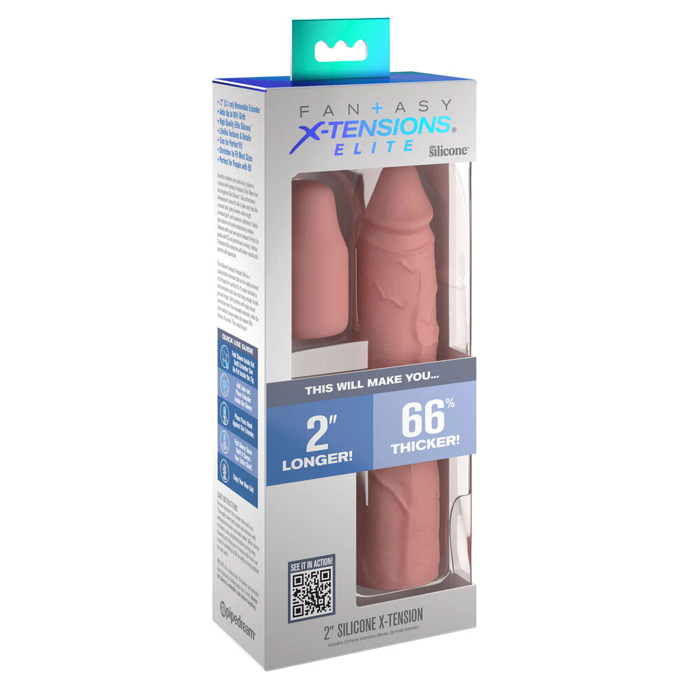 XTensions Elite 2 Inch Penis Extender - Peaches & Cream