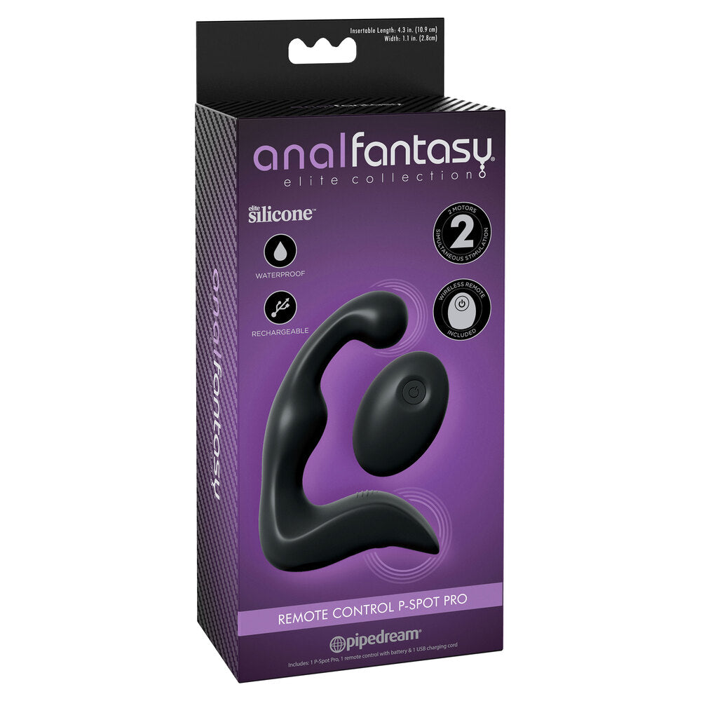 Anal Fantasy Elite Collection Remote Control PSpot Pro - Peaches & Cream