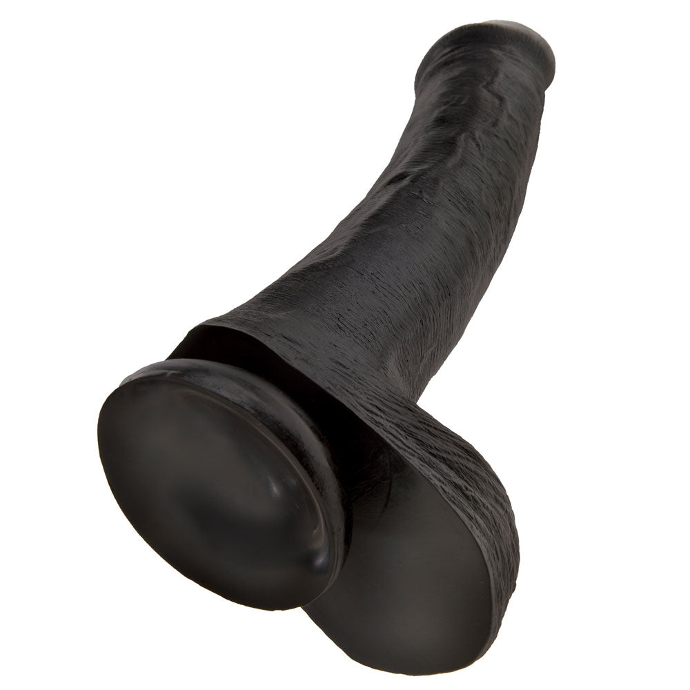 King Cock 13 Inches Cock With Balls and Suction Cup - Peaches & Cream