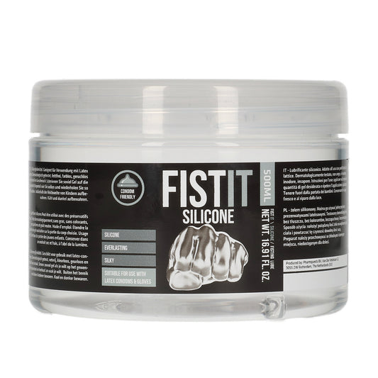 Fist It Silicone 500ml Lubricant - Peaches & Cream