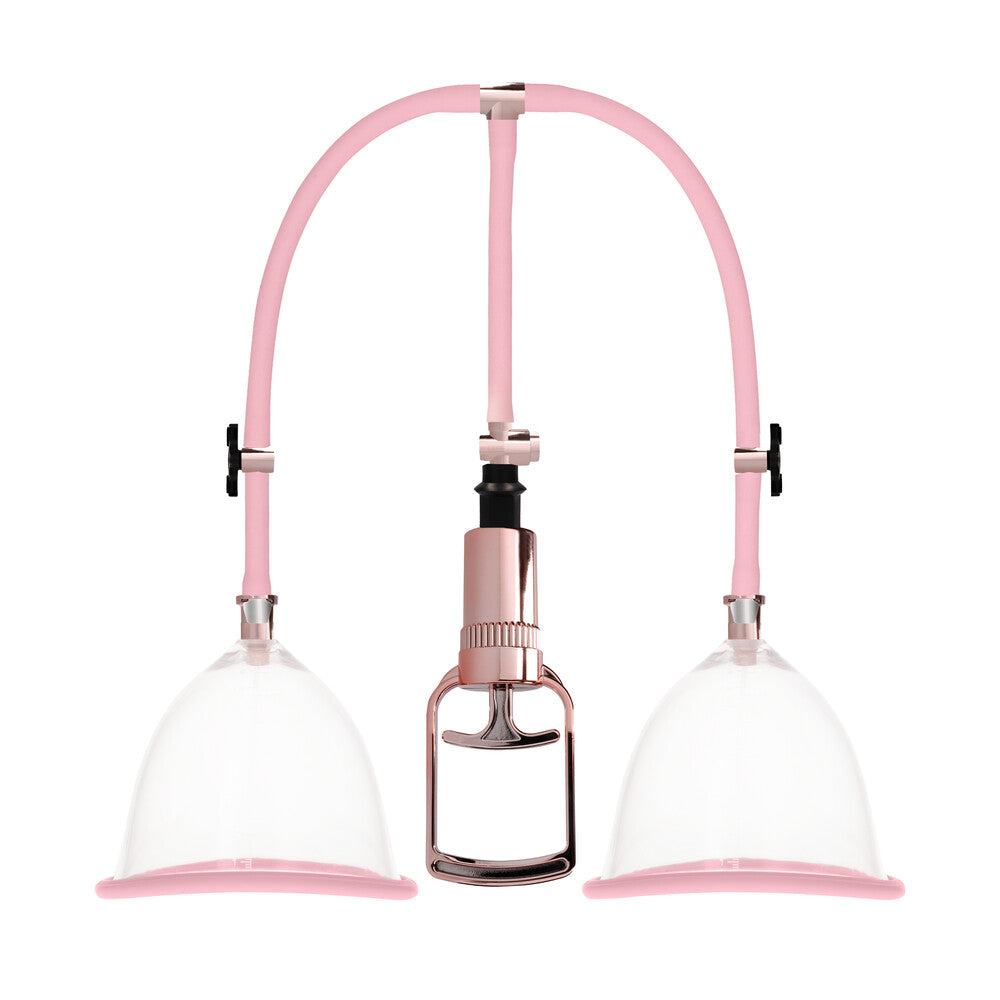 Pumped Breast Pump Medium Rose Gold - Peaches & Cream