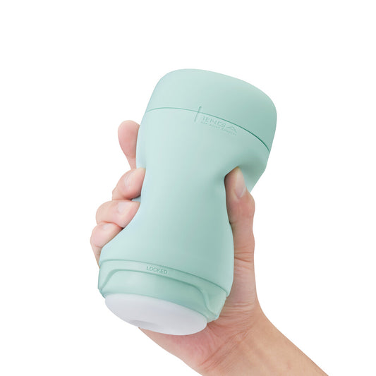 Tenga Puffy Mint Green Masturbator - Peaches & Cream