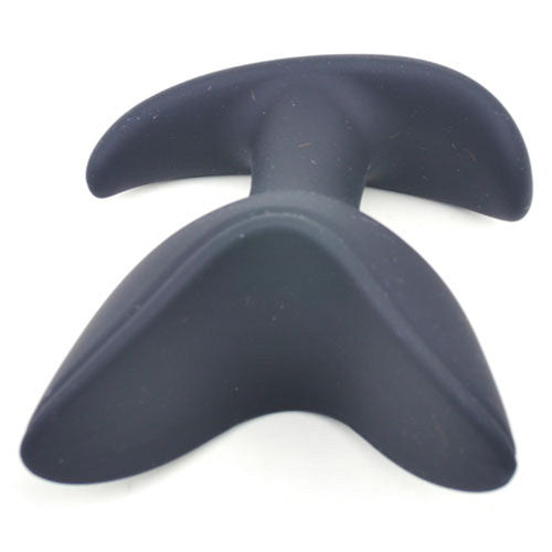 Black Silicone Ass Anchor Butt Plug - Peaches & Cream