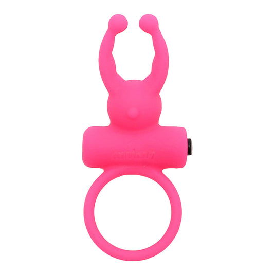 Rome Vibrating Beetle Cock Ring - Peaches & Cream