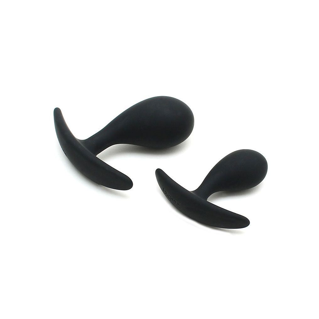 Copenhagen Black Duo Anal Plug Set - Peaches & Cream