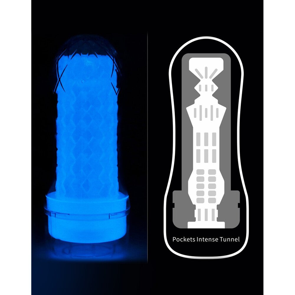 Lovetoy Glow In The Dark Lumino Play Masturbator 1 - Peaches & Cream