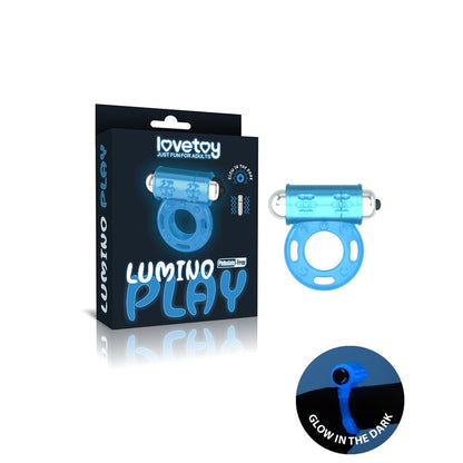 Lovetoy Glow In The Dark Lumino Play Cock Ring - Peaches & Cream